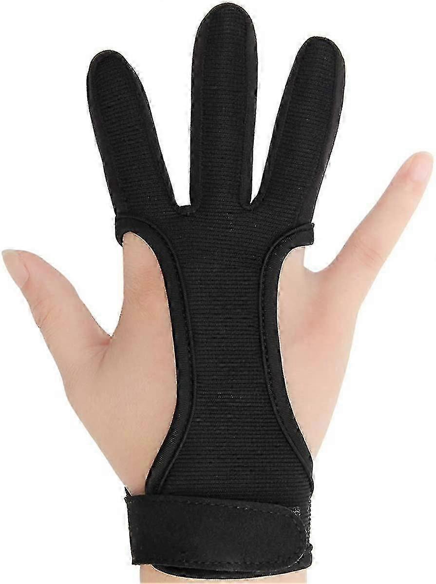 Bogenschießen Finger Handschuh Feder Bogen Schießen Jagd Schützen Handschuhe Für Männlich Weiblich Erwachsene - Neu Ankunft