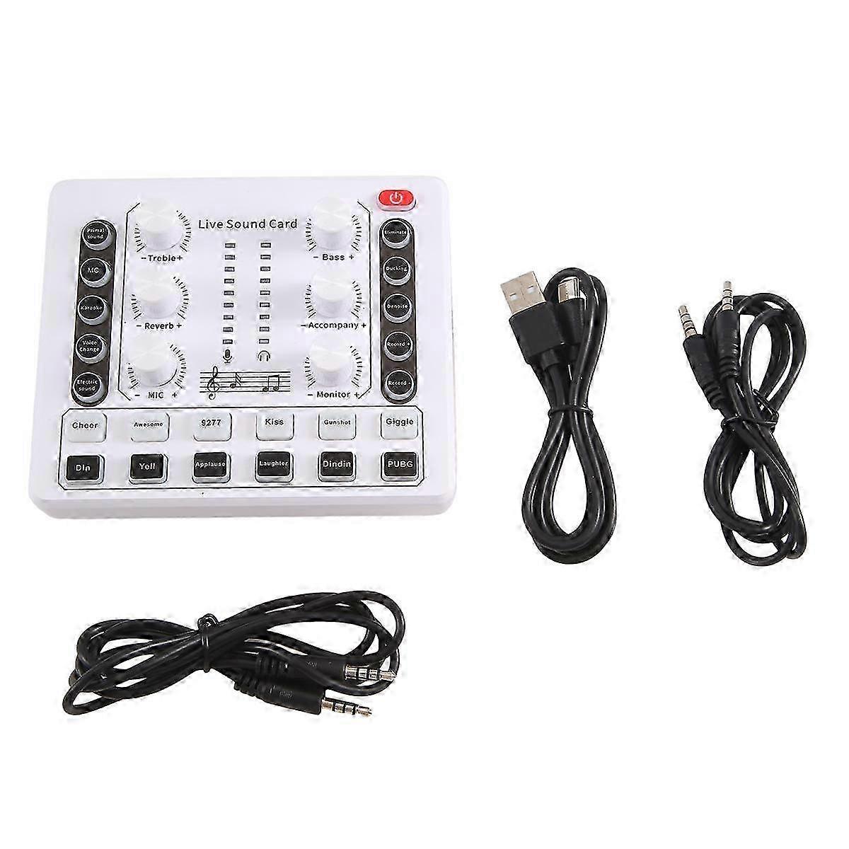 M8 Audio Interface Podcast Equipment Caster - All in One - Portable Podcast Production Studio with Premium Mic Preamp