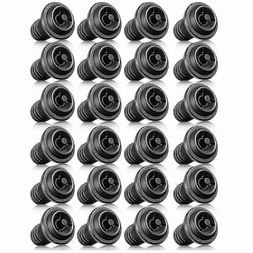 Vacuum Sealed Wine Stopper Set - 24 Reusable Pump Preservers for Wine Storage Solution