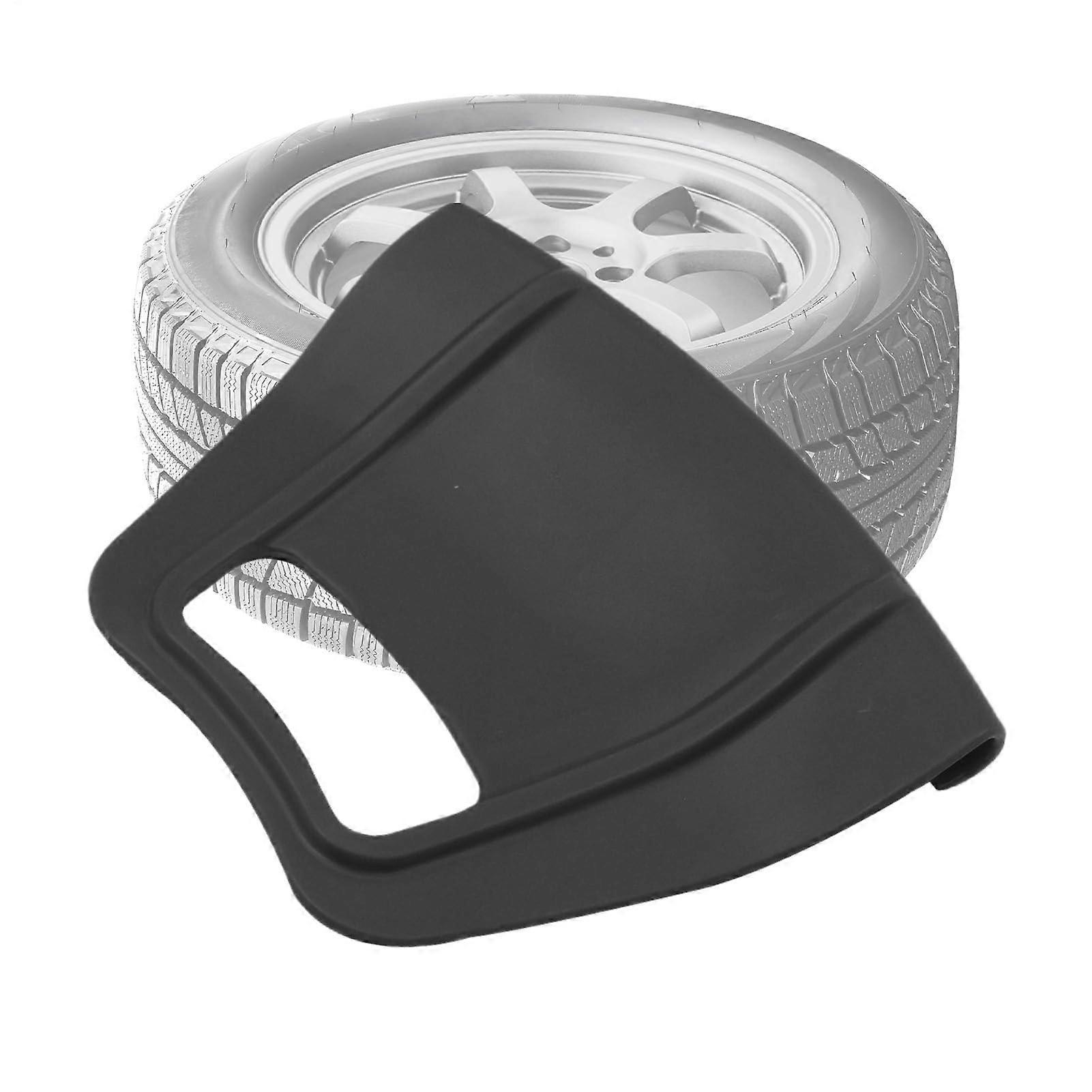 Wheel Protector | Black Anti-Slip Guard Tool for Tire Changing, Motorbike Maintenance, and Car Rim Alignment