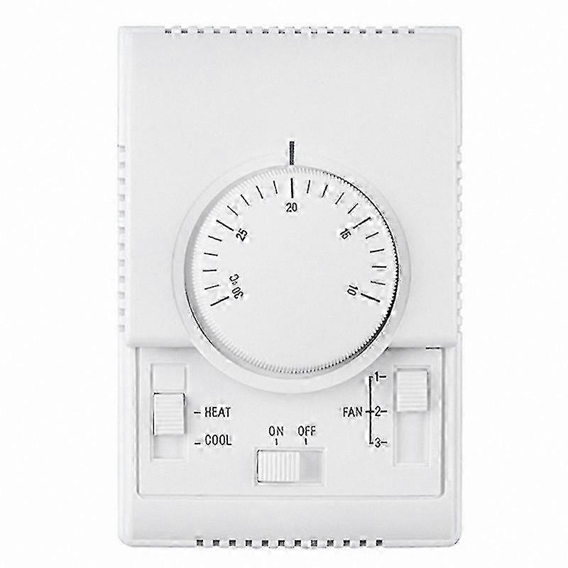 Mechanical Thermostat for AC & Fan Coil, 220VAC Room Temperature Controller