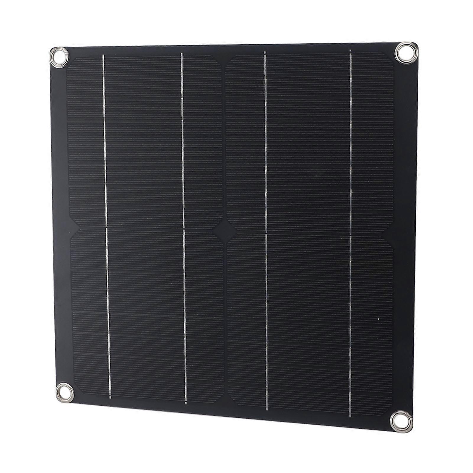 80W Waterproof Solar Charge Controller with OBD Cable, Black