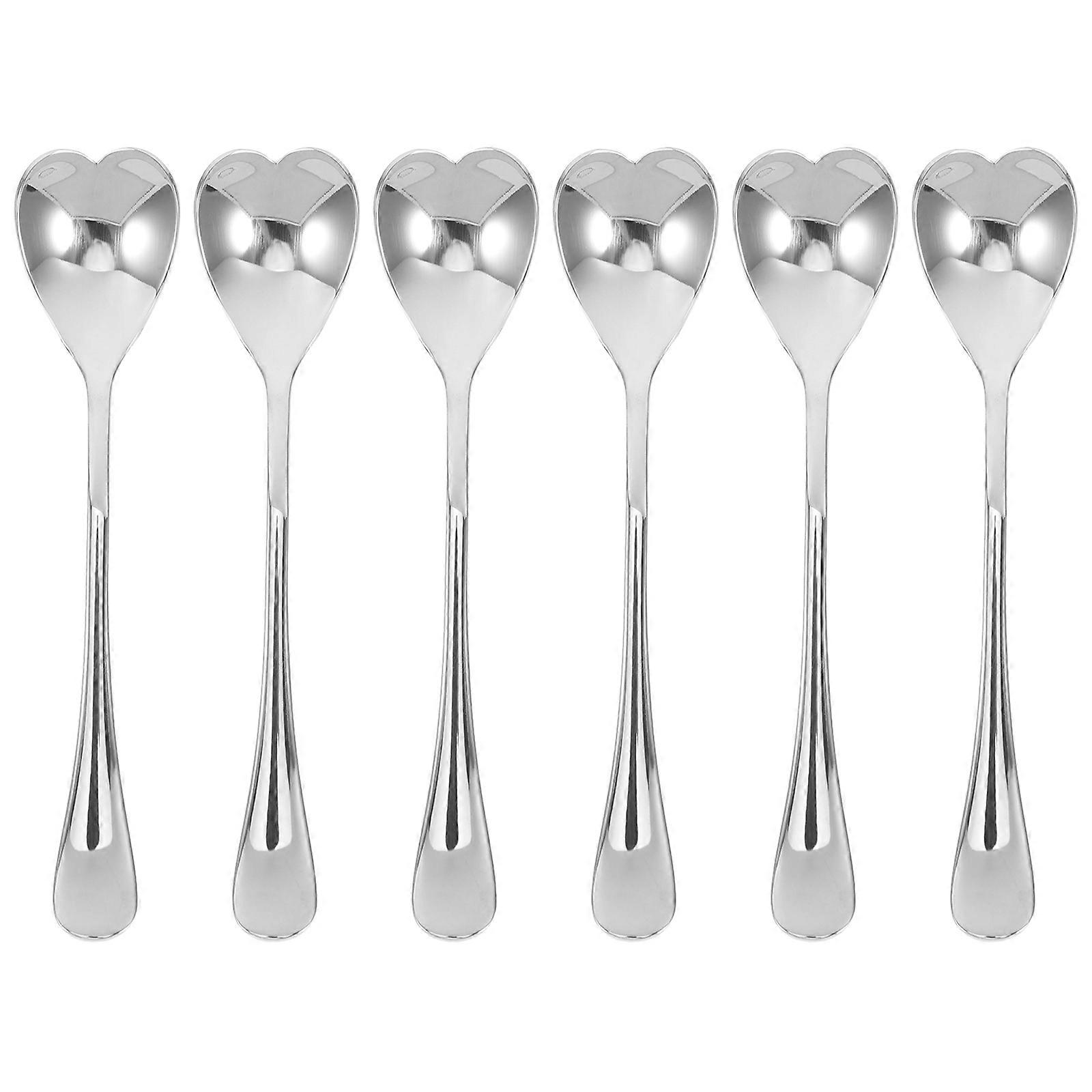 Mini Spoons for Coffee and Desserts Efficient Stirring 6Pcs