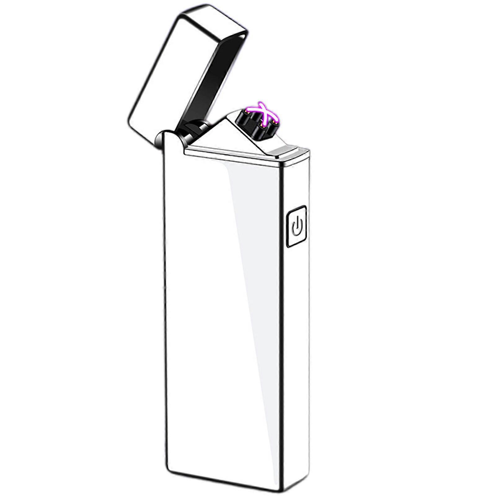 Usb Rechargeable Dual Arc Plasmas Lighter For Cigarettes Unrivaled Windproof Performance with Dual Arc Technology for Daily Carry