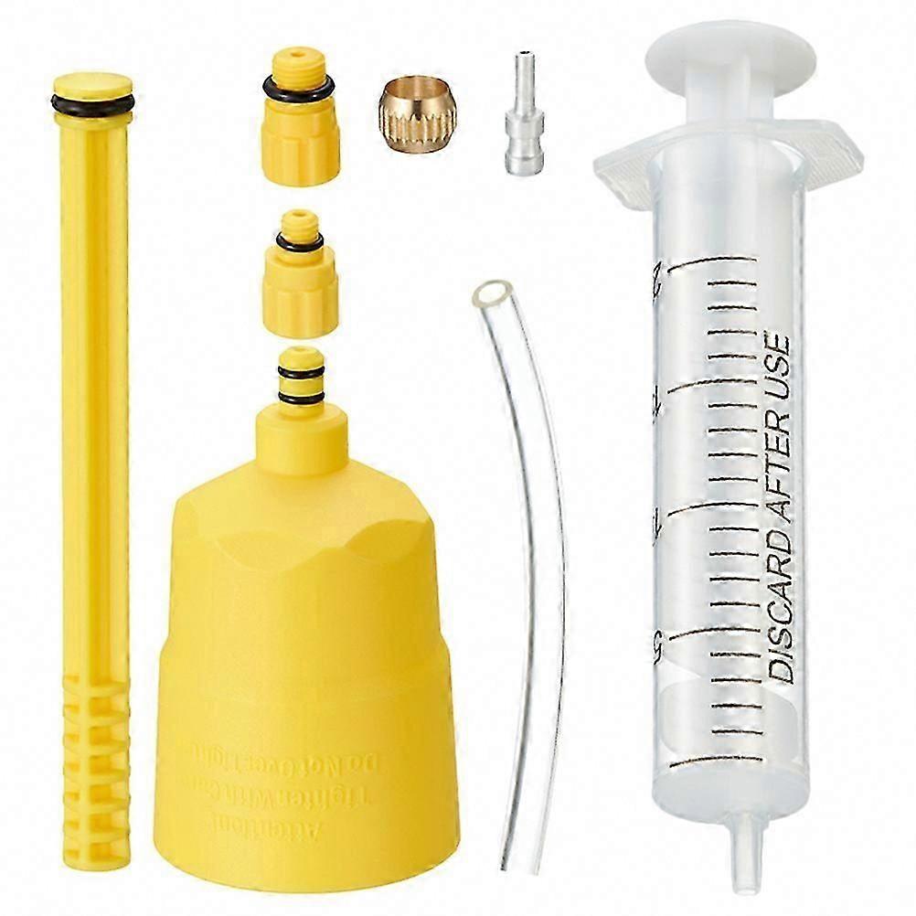 Fahrrad Hydraulische Scheibenbremse Entlüftungswerkzeug Kit für MTB und Rennräder mit Mineralöl-Flüssigkeitsentlüftung (Random Style)