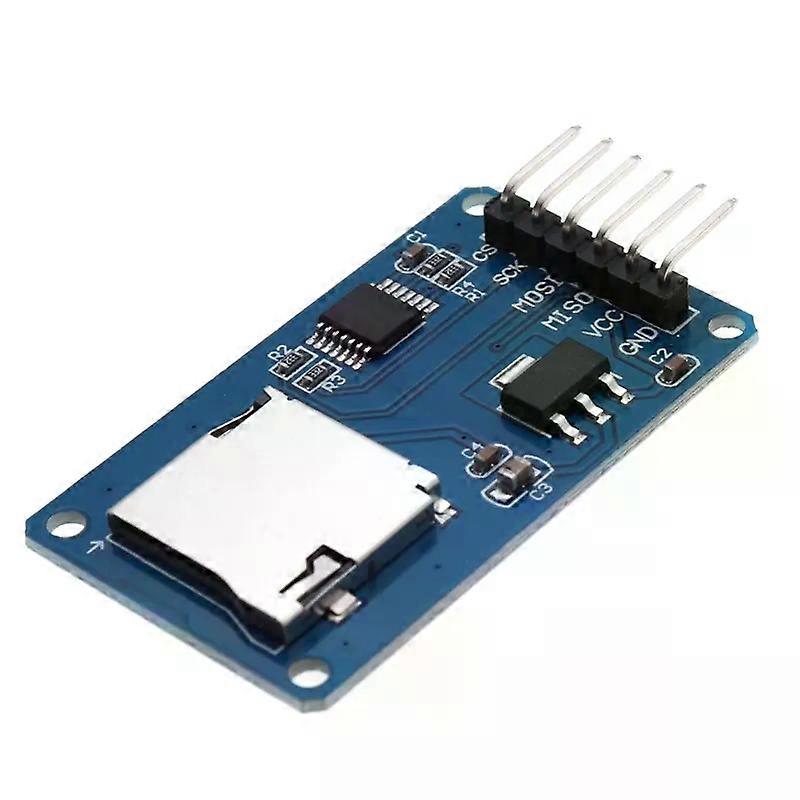 1Pcs/Lot Micro SD Card Mini TF Card Reader Module SPI Interfaces With Level Converter Chip For Arduino