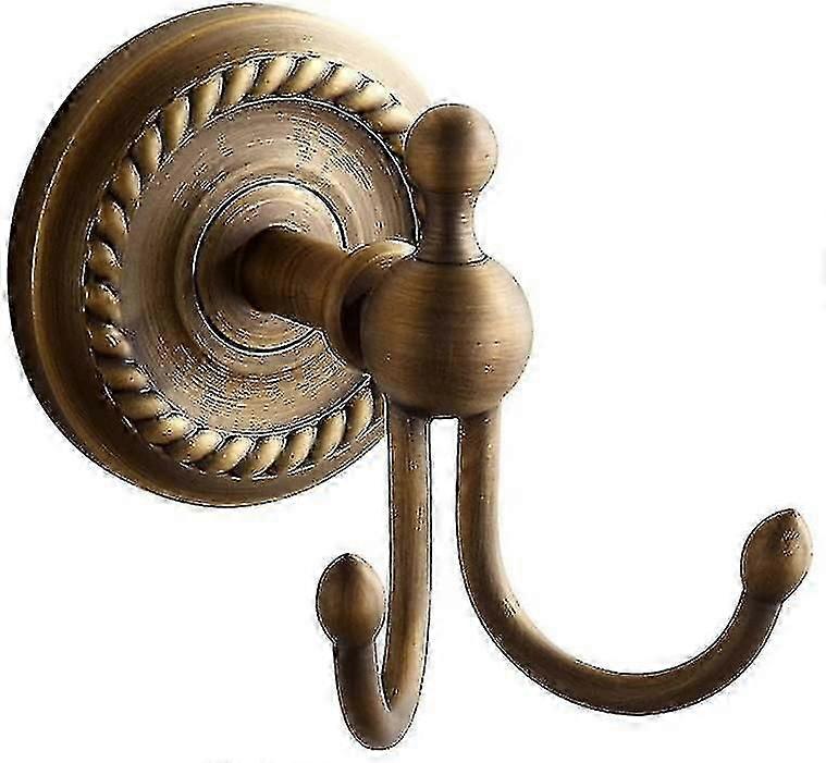 Dobbel krok retro strøk rack veggmontert gul messing kobber antikke bronse flaggermus