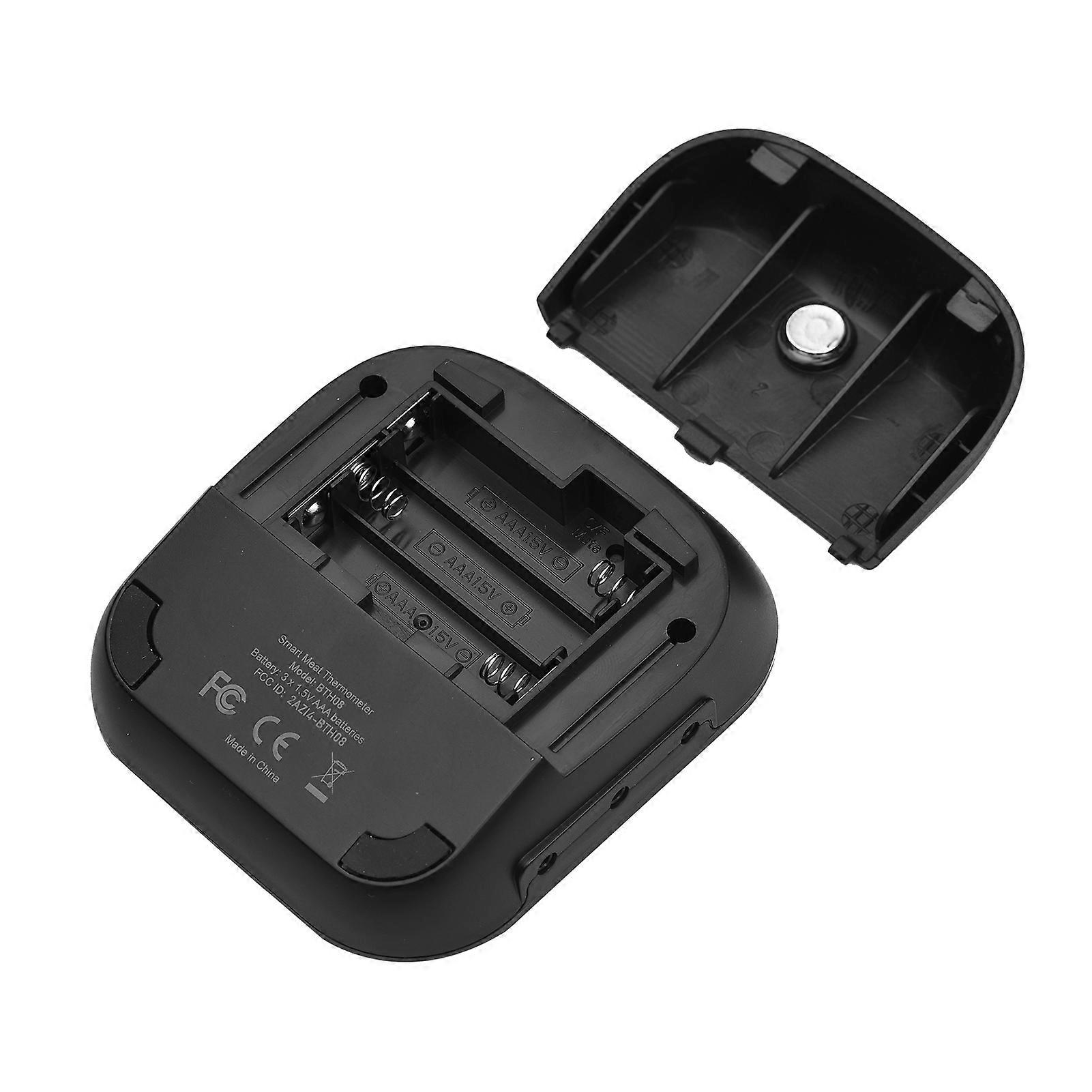 Smart Meat Thermometer with 4 Probes Digital LCD Display 262ft BT Distance APP Remote Control Timer Sharing Alarm Temperature Smart Cooking Thermomet