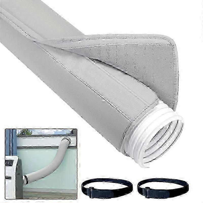 150*53cm Air Conditioner Hose Protector, 5"&5.9" Portable Insulated Air Conditioner Hose Cover EVA Protective Sleeve for Universal Mobile AC Exhaust