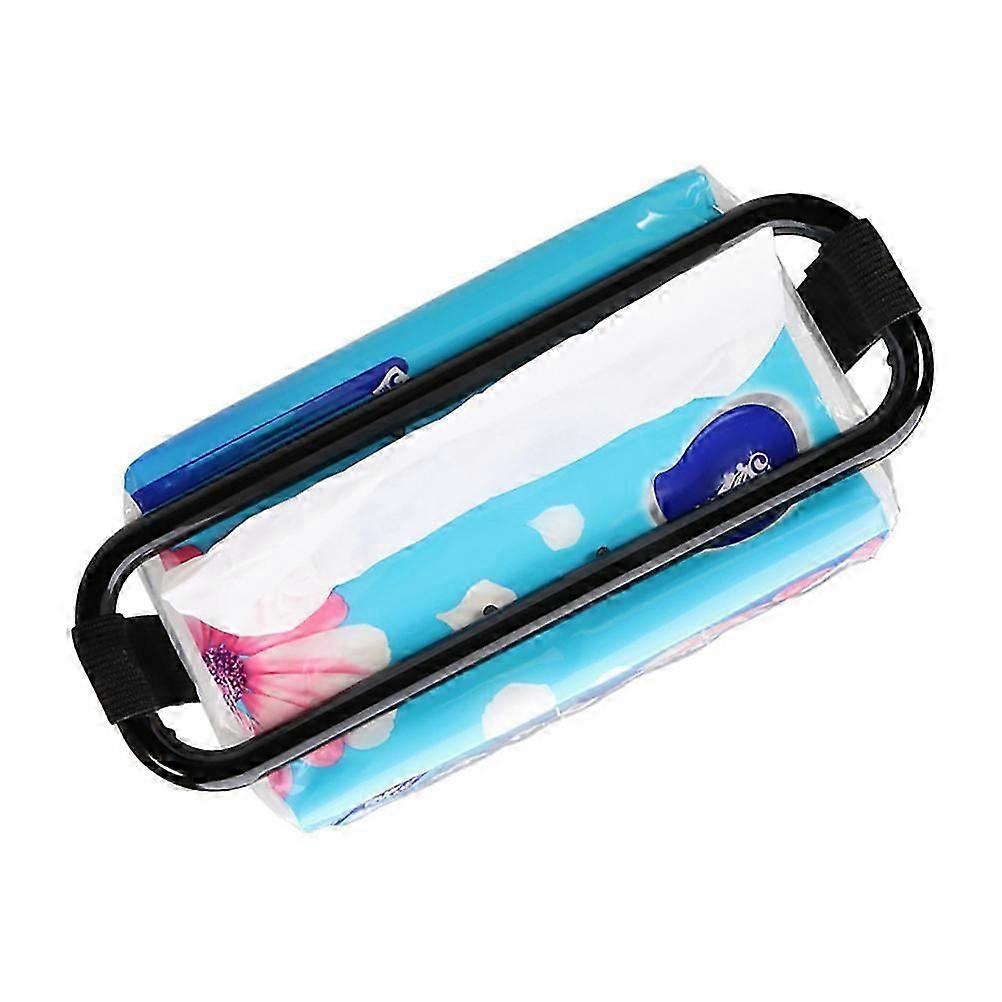 Functional Tissue Box Bracket for Car with Easy Access to Visor and Seat