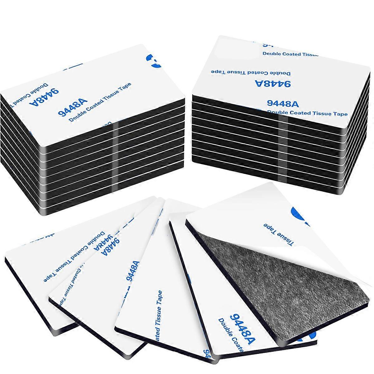 100pcsDouble Sided Adhesive Pads, Heavy Duty Double Sided Sticky Tape for Walls for Hanging, Office,Home,DIY Projects