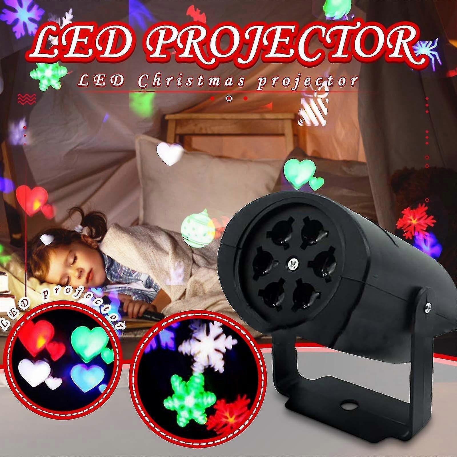 Holiday Projector Lights with Christmas Slides Patterns for Home Birthday Party Decorations LED