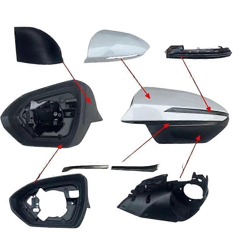 Apply For Hyundai Tucson L 2020 2021 2022 2023 2024 Car Rear Heated Mirror Glass Cover Frame Turn Signal Light Bottom Base Bracket
