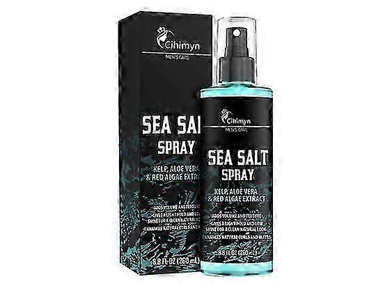 Sea Salt Spray for Men | Hair Texturizing Spray with Kelp, Aloe Vera & Red Algae | Surf-Inspired Volume & Beach Hair Look | 260ml