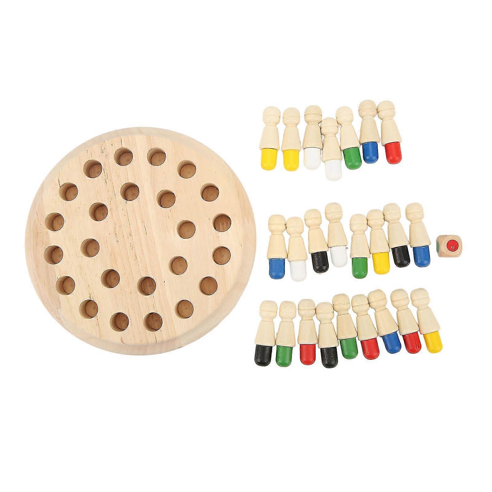 2025 Wooden Memory Match Stick Chess Game Cultivate Concentration Educational Funny Block Board Game for Over 3 Years Old