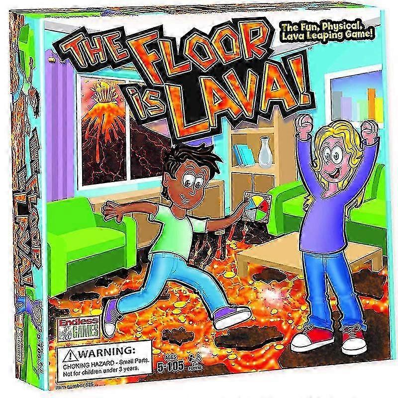 Interactive toy, floor is lava, interactive fun physics lava jump, family game The Floor Is Lava