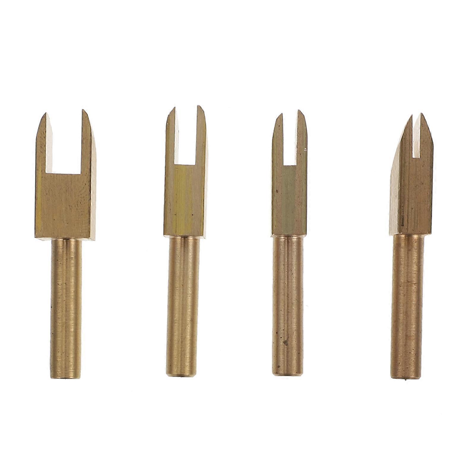 Burnishing Tool Copper Burnishing Head for Polished 4Pcs