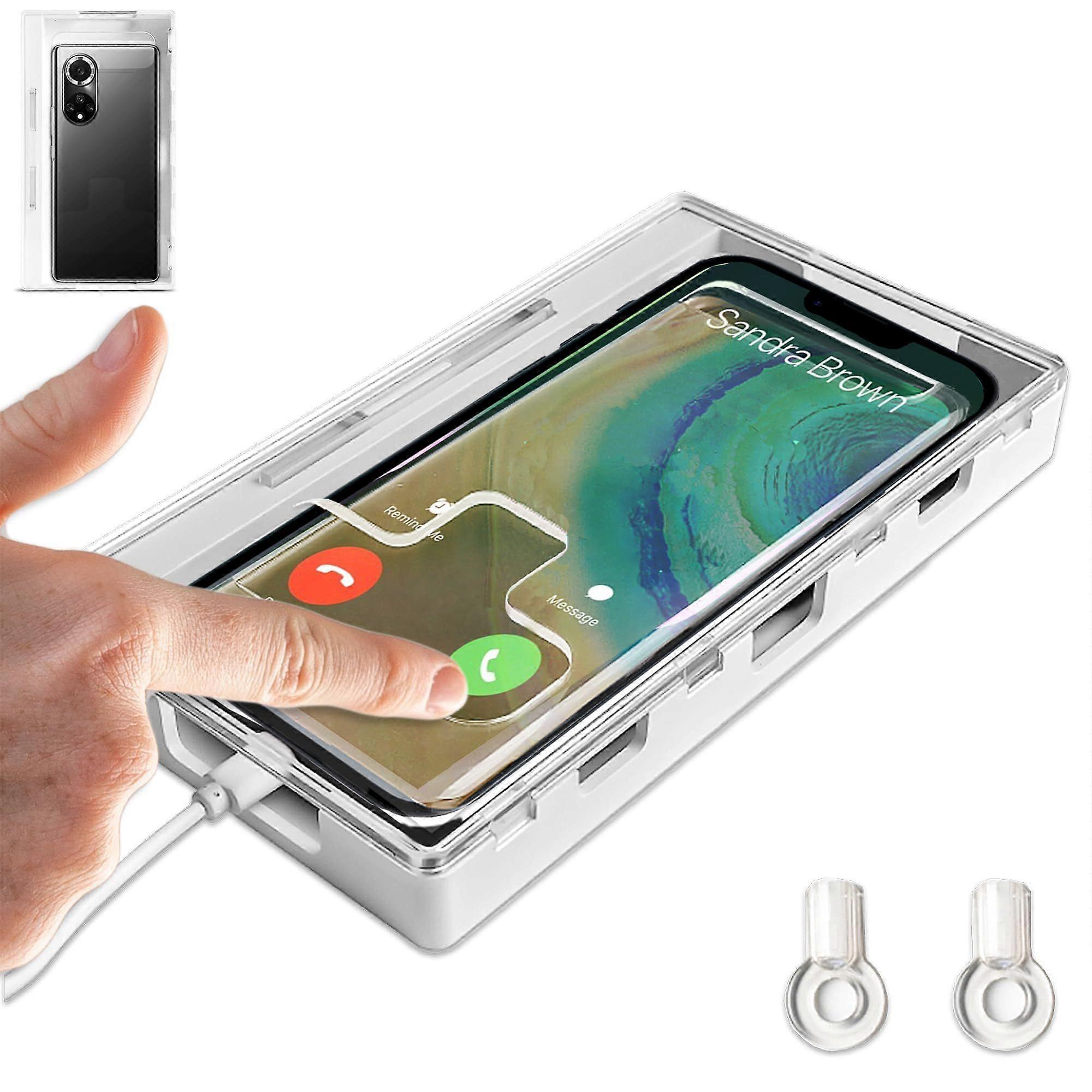 Portable Phone Lock Box for iPhone and Android Phones with 2 Keys Prevent Excessive Games, Mobile Phone Addiction