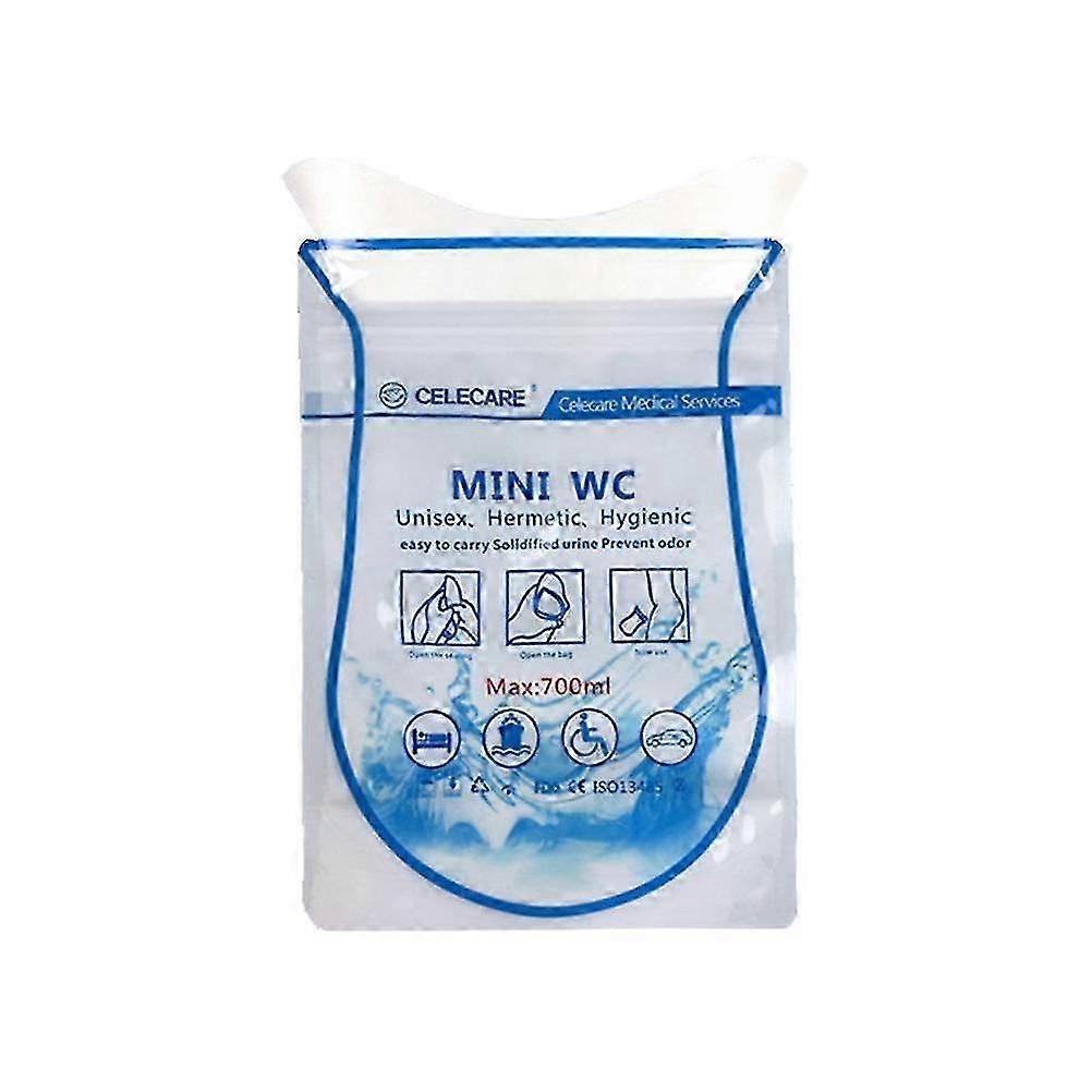 Dış Mekan Seyahatleri, Trafik Acil Durumları ve Sanitasyon İhtiyaçları için Kutu Başına 4 Tek Kullanımlık İdrar ve Kusmuk Torbası