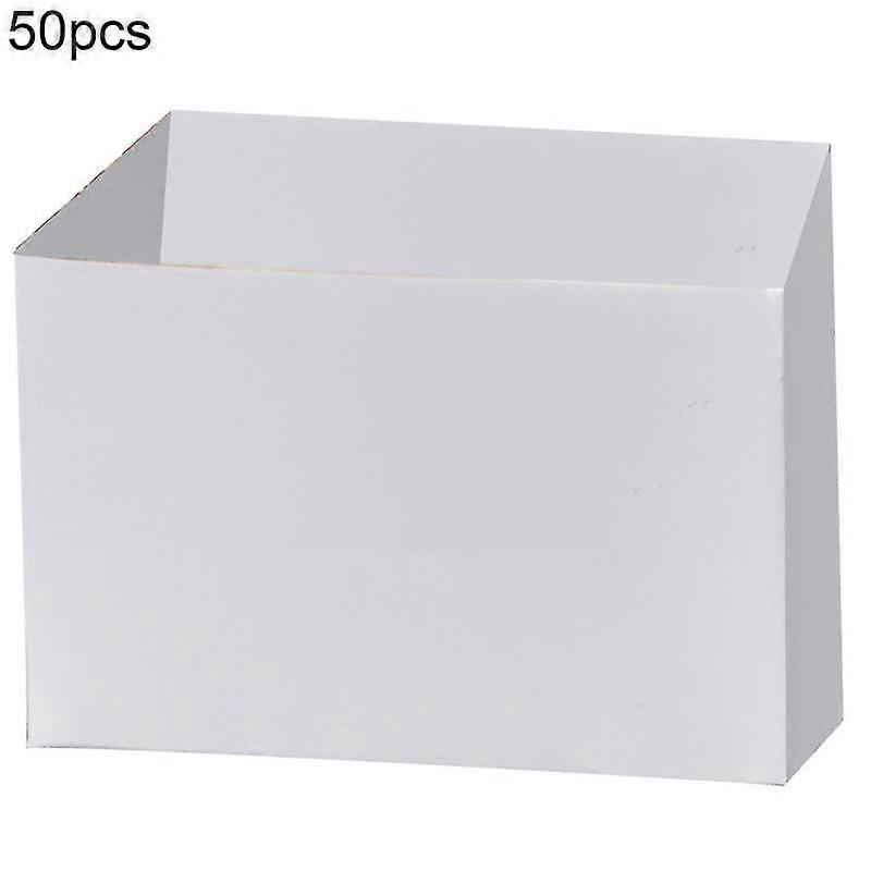 50 Pack Eco-Friendly Paper Sandwich Boxes, Durable Take Out Containers for Chocolates & Snacks