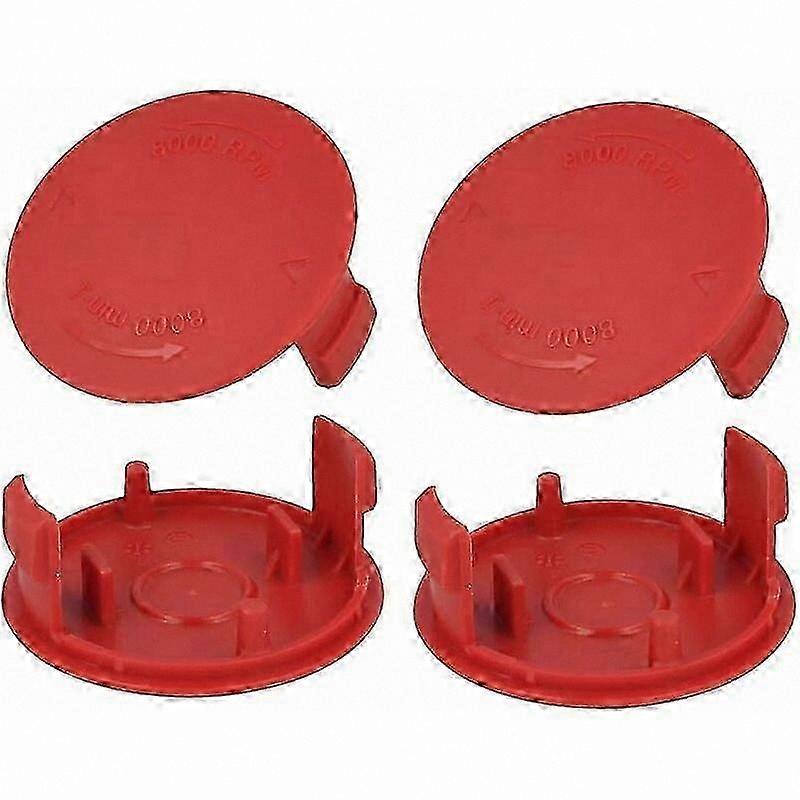 4-Pack Spool Covers Compatible with AFS 23-37 Mowers, Durable Lawn Trimmer配件