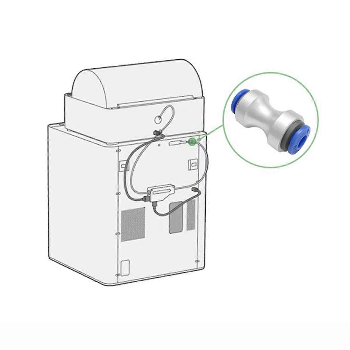PTFE Adapter Material Pipe Expansion Port for X1/P1 Series