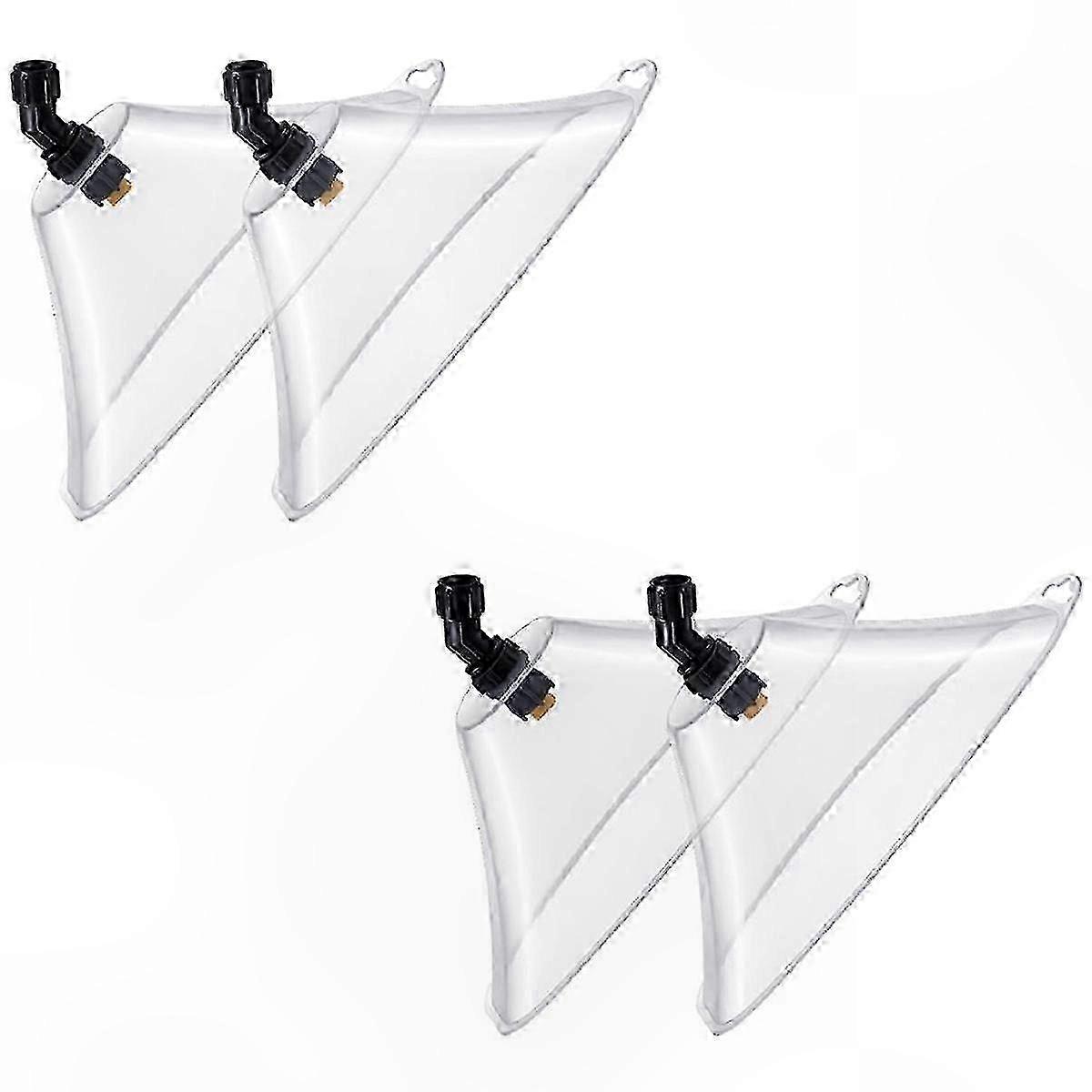 4-Pack Windproof High-Pressure Atomizing Nozzle Hood with Sprayer for Gardening Tools