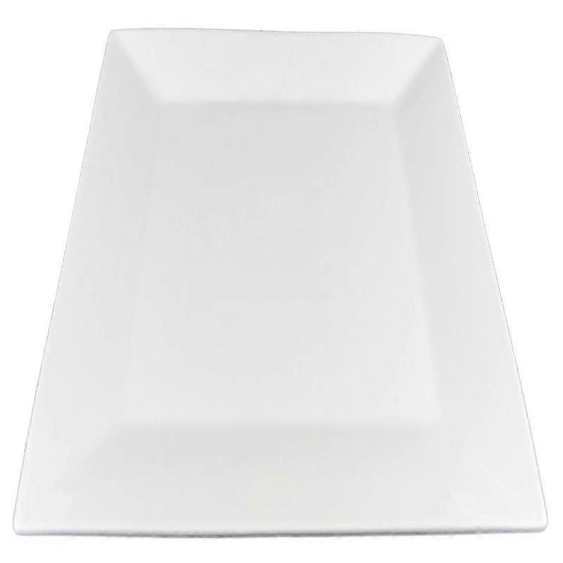 Traditional Porcelain Side Plates - Square - 12 pack White Dinnerware Kitchen Tableware