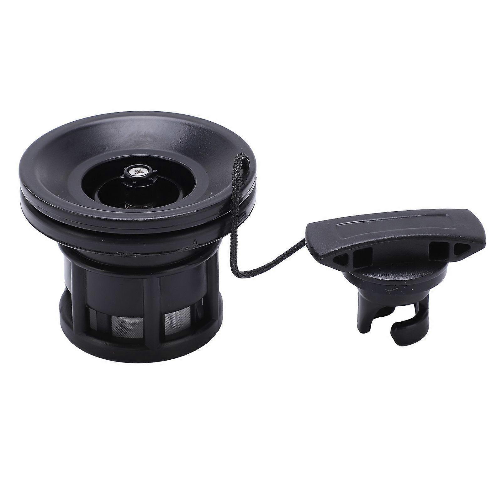 Boat Air Valve Lightweight Gas Valve Replacement for Inflatable Dinghy Kayaking Rubber BoatsBlack