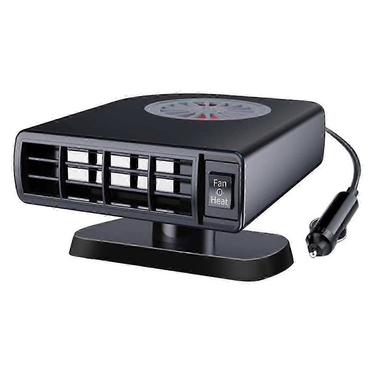 12V Electric Car Heater Rotation Portable Demister Defroster Fan