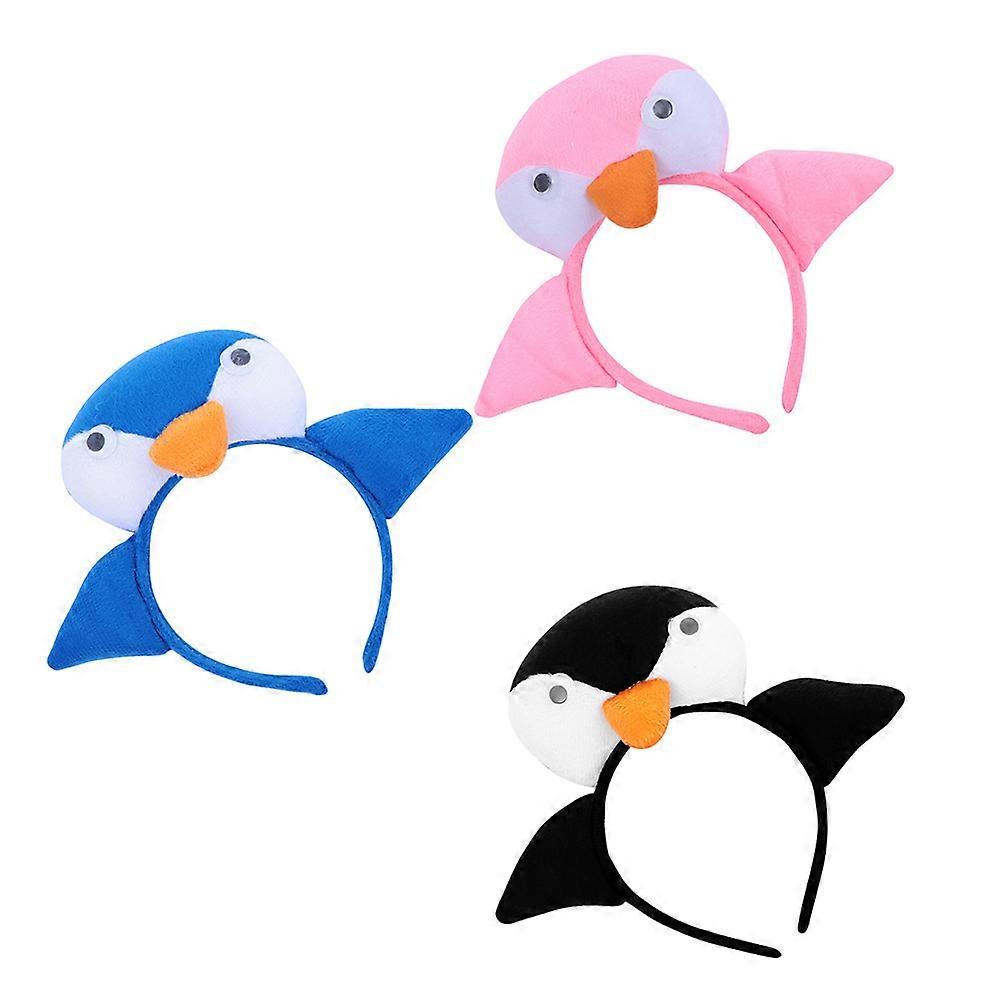 Penguin Headwear for School Activity and Party Use 9Pcs Multi Cloth