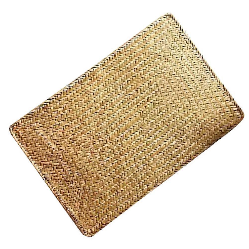 Rectangular Woven Placemat for Dining Table with 4Pcs Table Mats Set