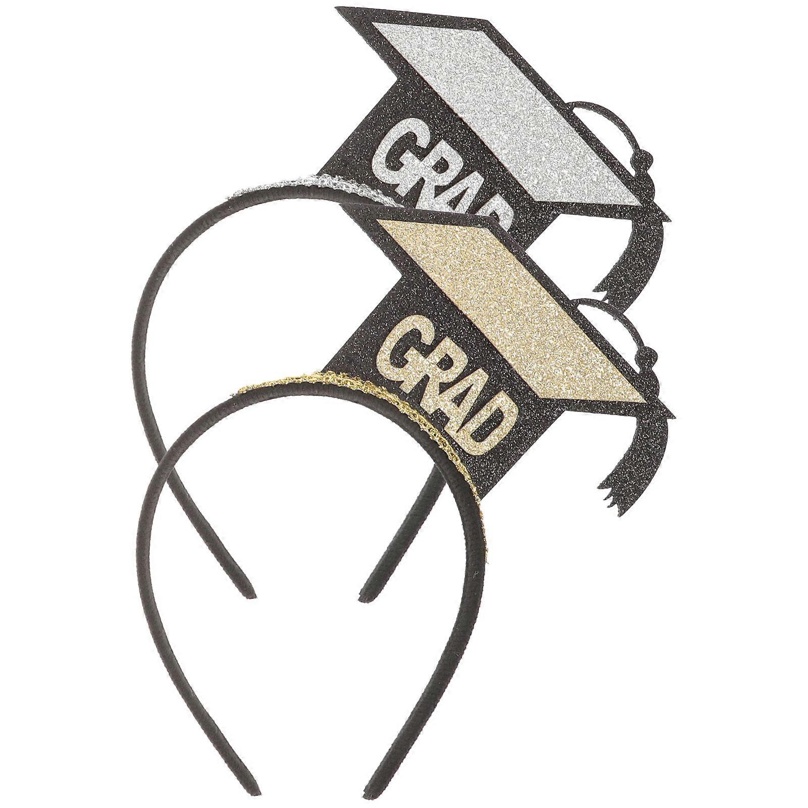 Graduation Party Headwear for Event with 8Pcs Assorted Color Fabric Headbands