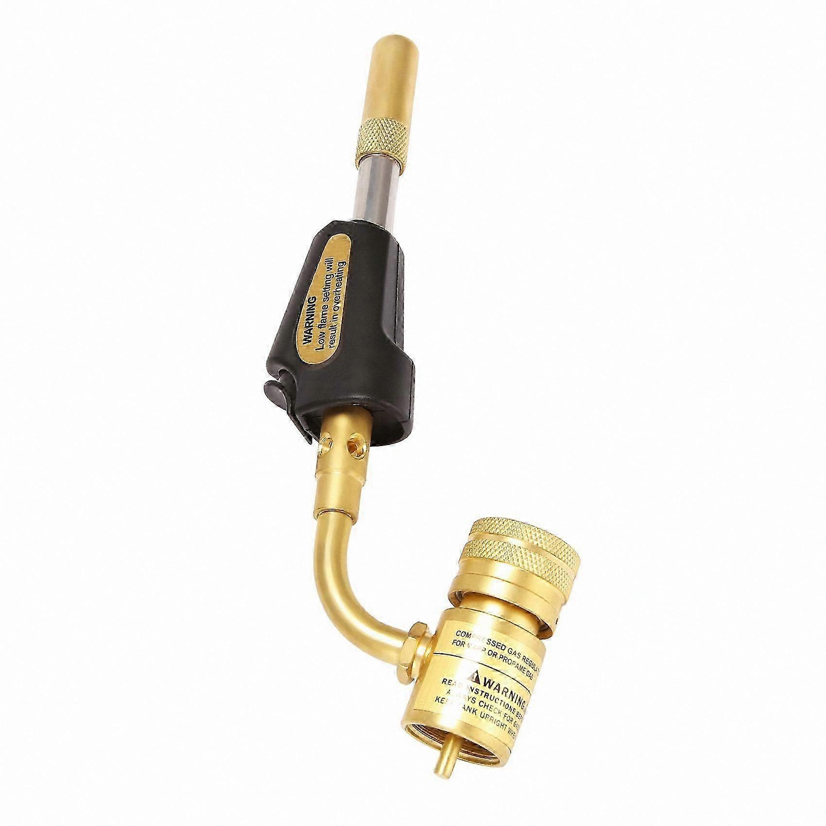 Self-Ignition Brazing Torch Tips Regulator for Soldering Welding Plumbing Applications Home Use A