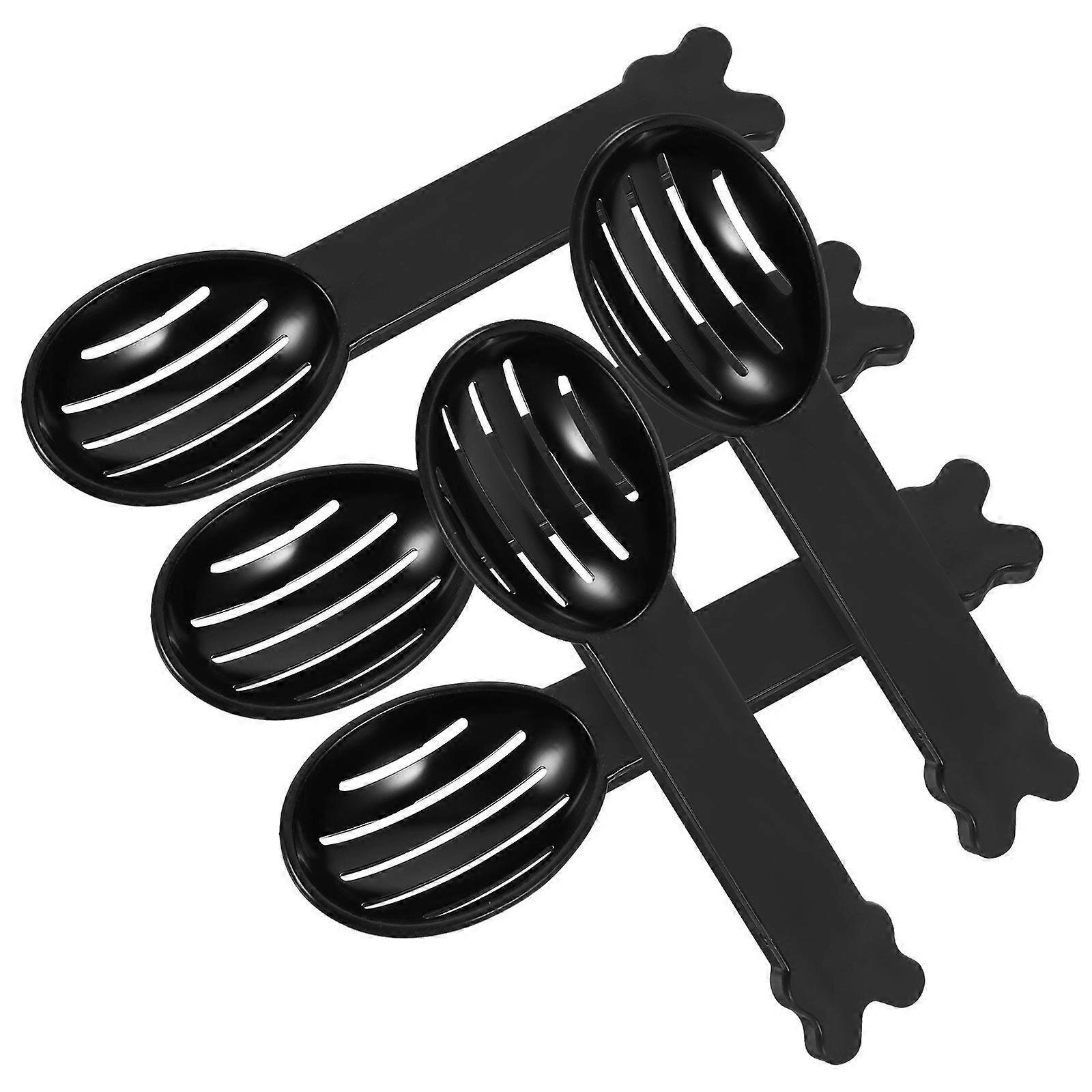 Durable Hamster Bathtub Cleaning Spoon for Bath Use 5Pcs Set Plastic