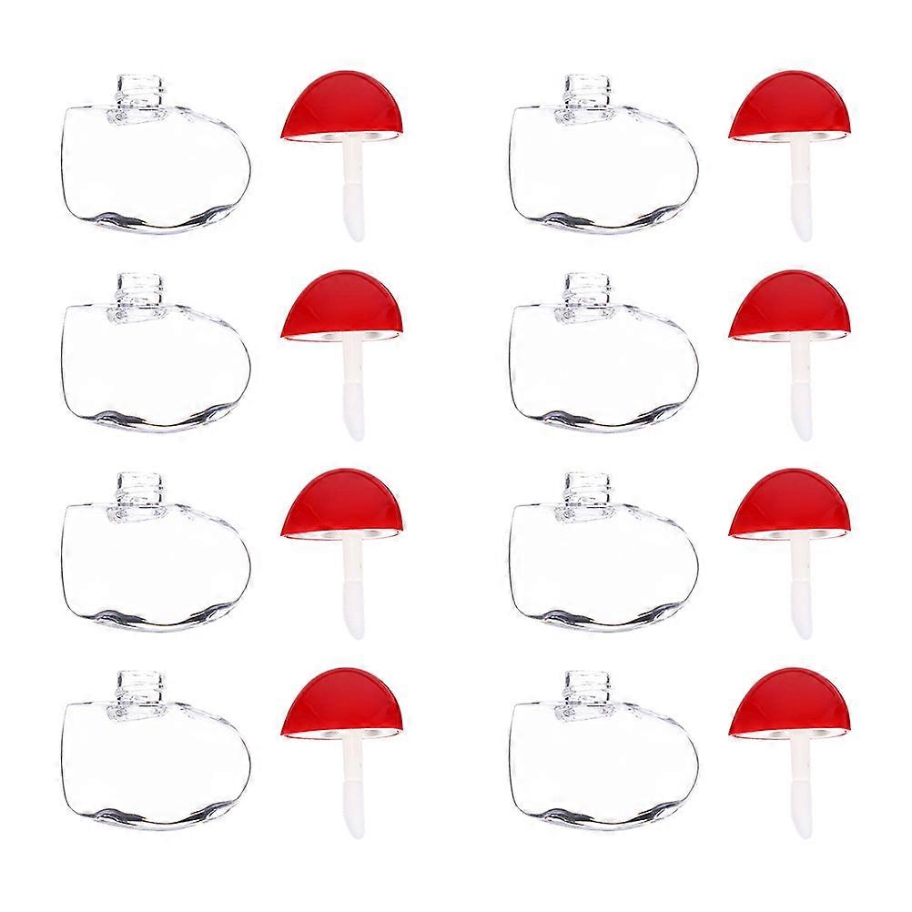 Empty Lip Gloss Bottle Heart Shaped for DIY Lip Gloss Holder 50Sets