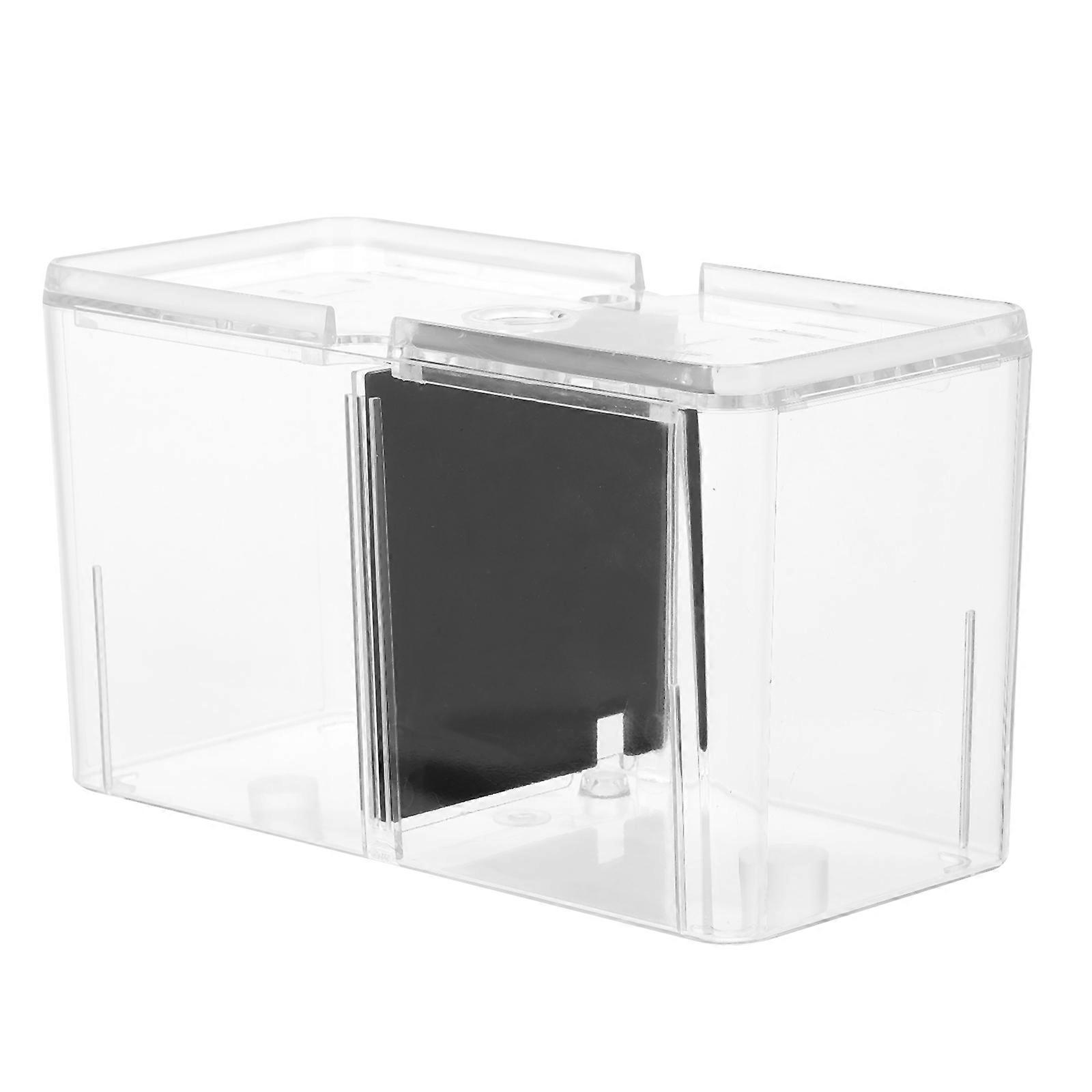 Fish Hatchery Isolation Box Acrylic Clear Fish Box 2Pcs Set