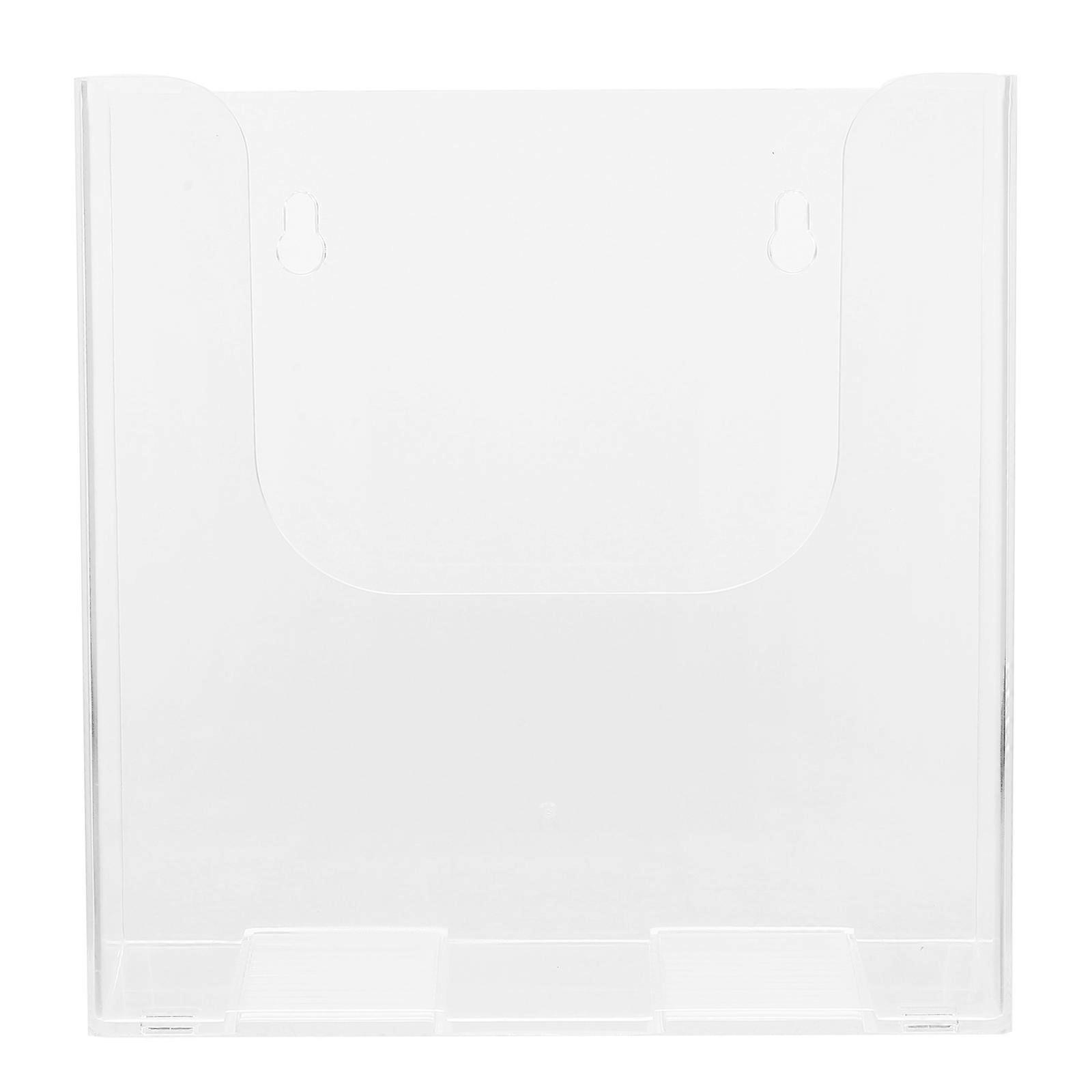 Transparent File Organizer for Storage 3Pcs Wall-Mounted Office File Rack