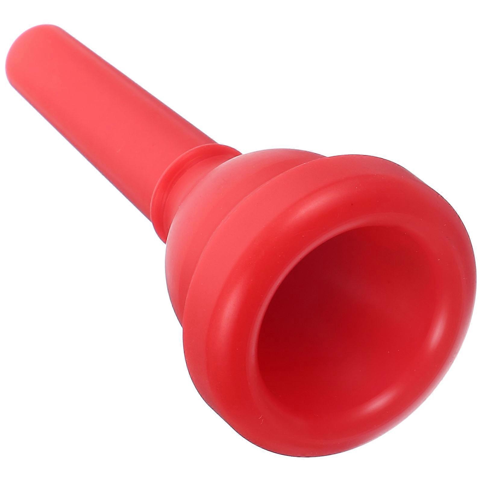 Plastic Trombone Mouthpiece for Trombone 5Pcs Lightweight Red Accessory