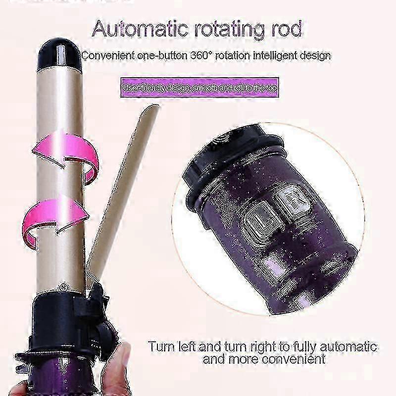 Auto Rotary Electric Hair Curler Curling Iron Automatic Rotating Wave Styling