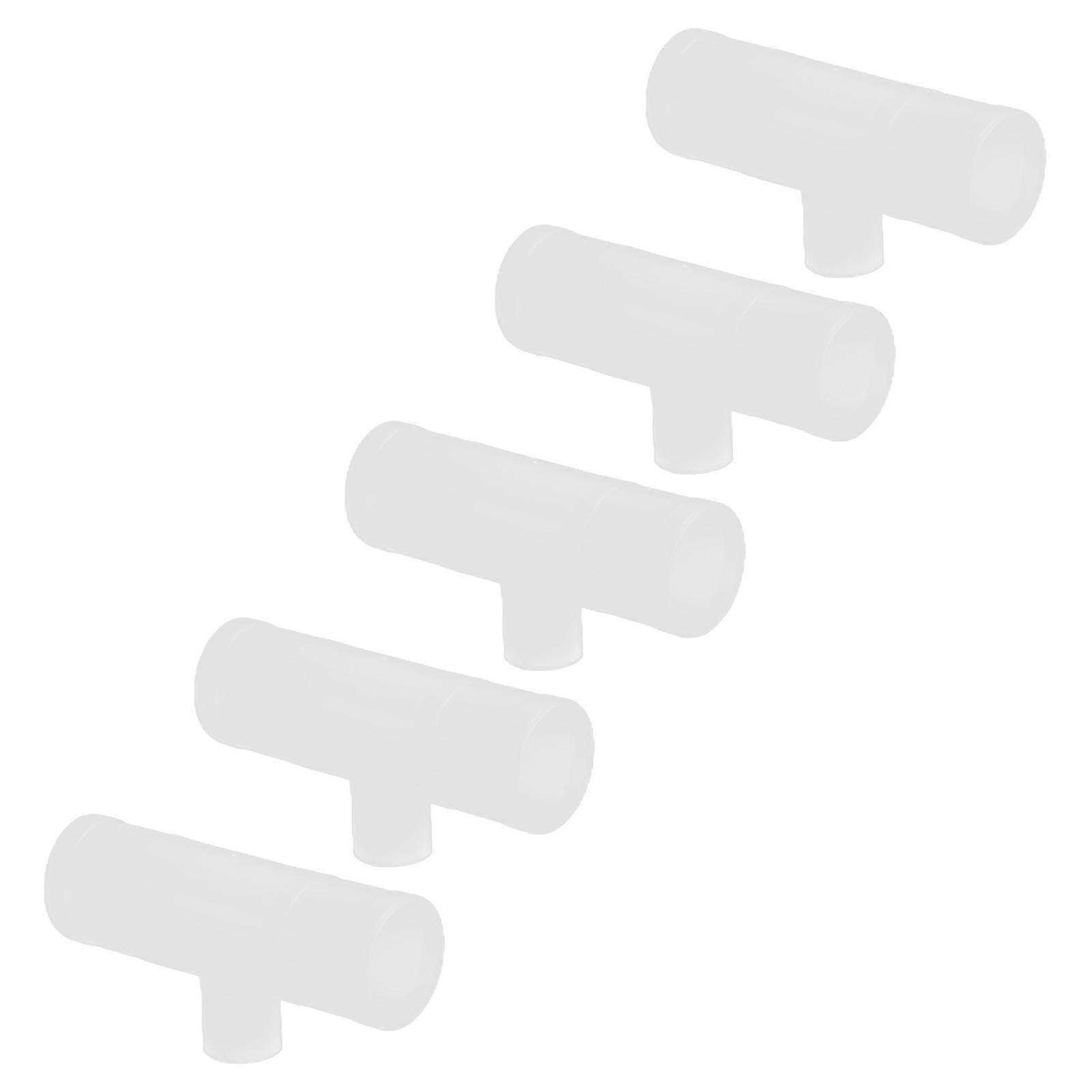 20Pcs Durable Leak Proof G1/2 Chicken Tee Tubes for Breeding