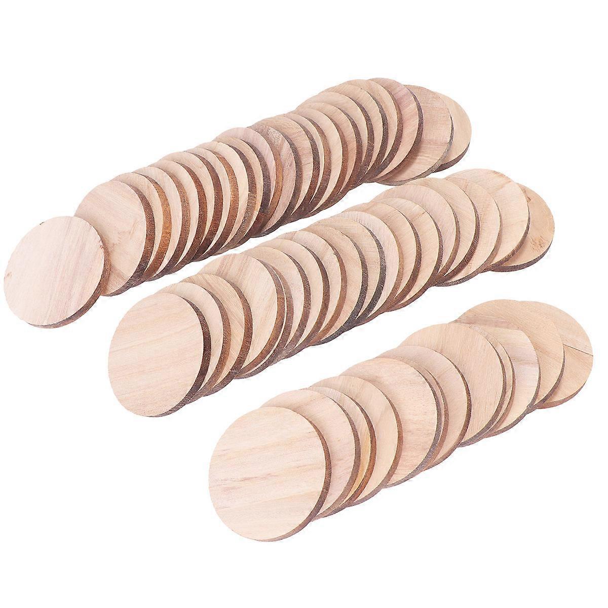 Wood Piece Decor for Classroom Math Teaching and DIY Crafts 150Pcs