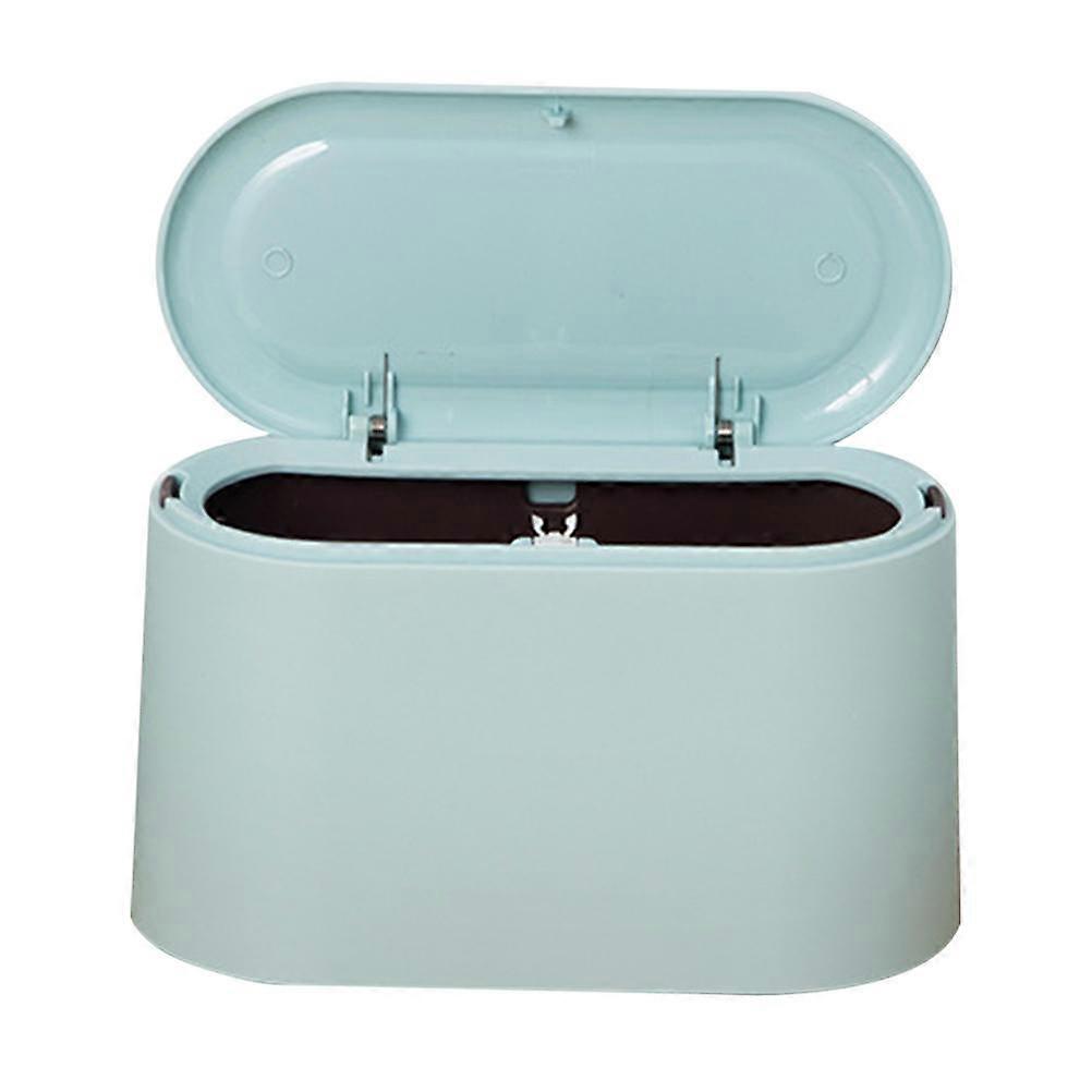 Plastic Mini Desktop Trash Can Type for Household 2Pcs