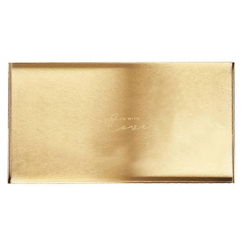 Stainless Steel Tray for Storage 2Pcs Desktop Organizer