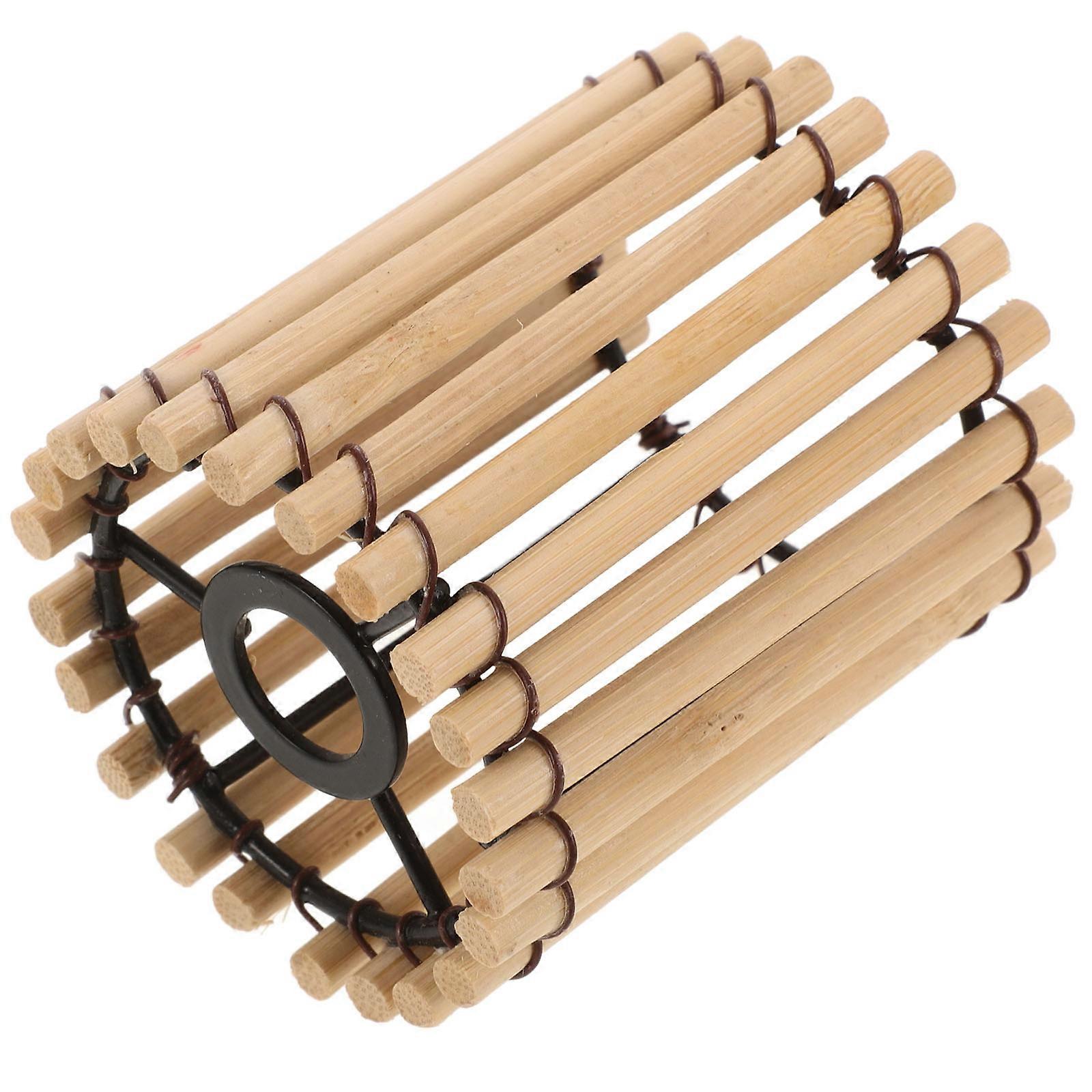 Bamboo Lampshade 5Pcs Abstract Chinese Style Lamp Cover Set