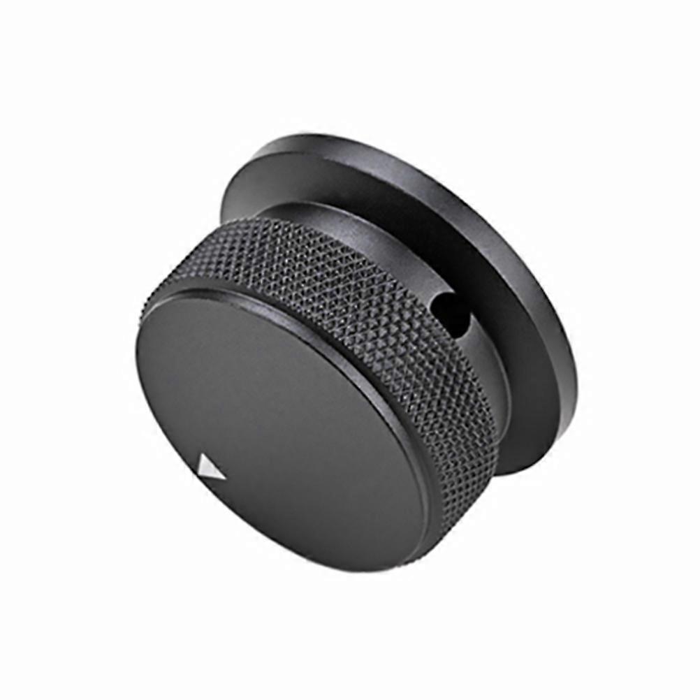 Potentiometer Knob Guitar Knobs Aluminium Control for Volume 2Pcs Black