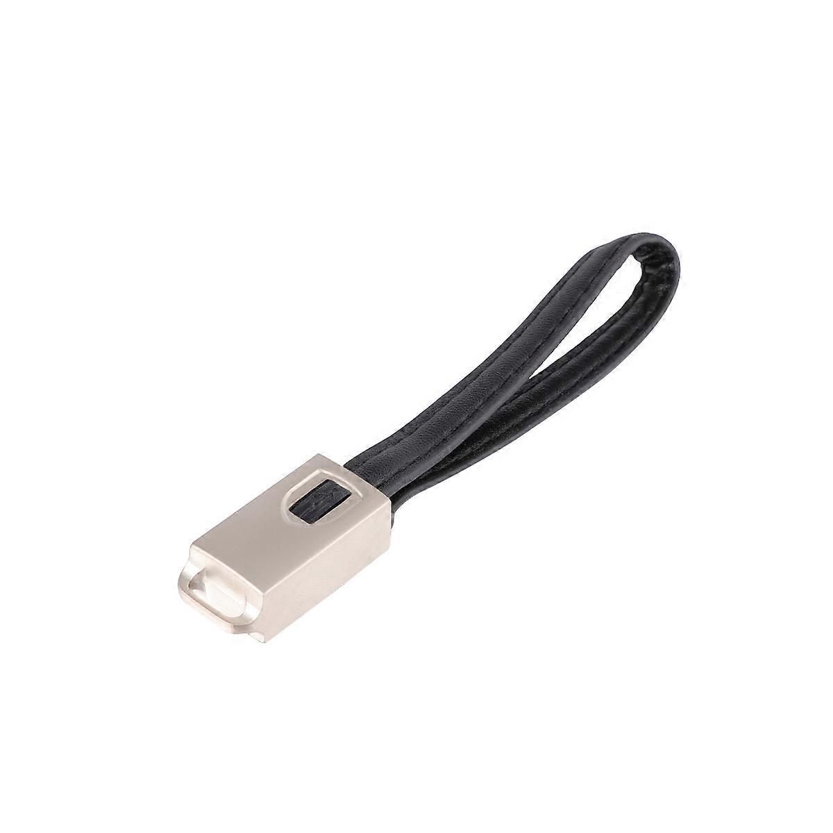 Mobile Phone Charging Cable for Charging Phone 3Pcs Type-C Black Keychain