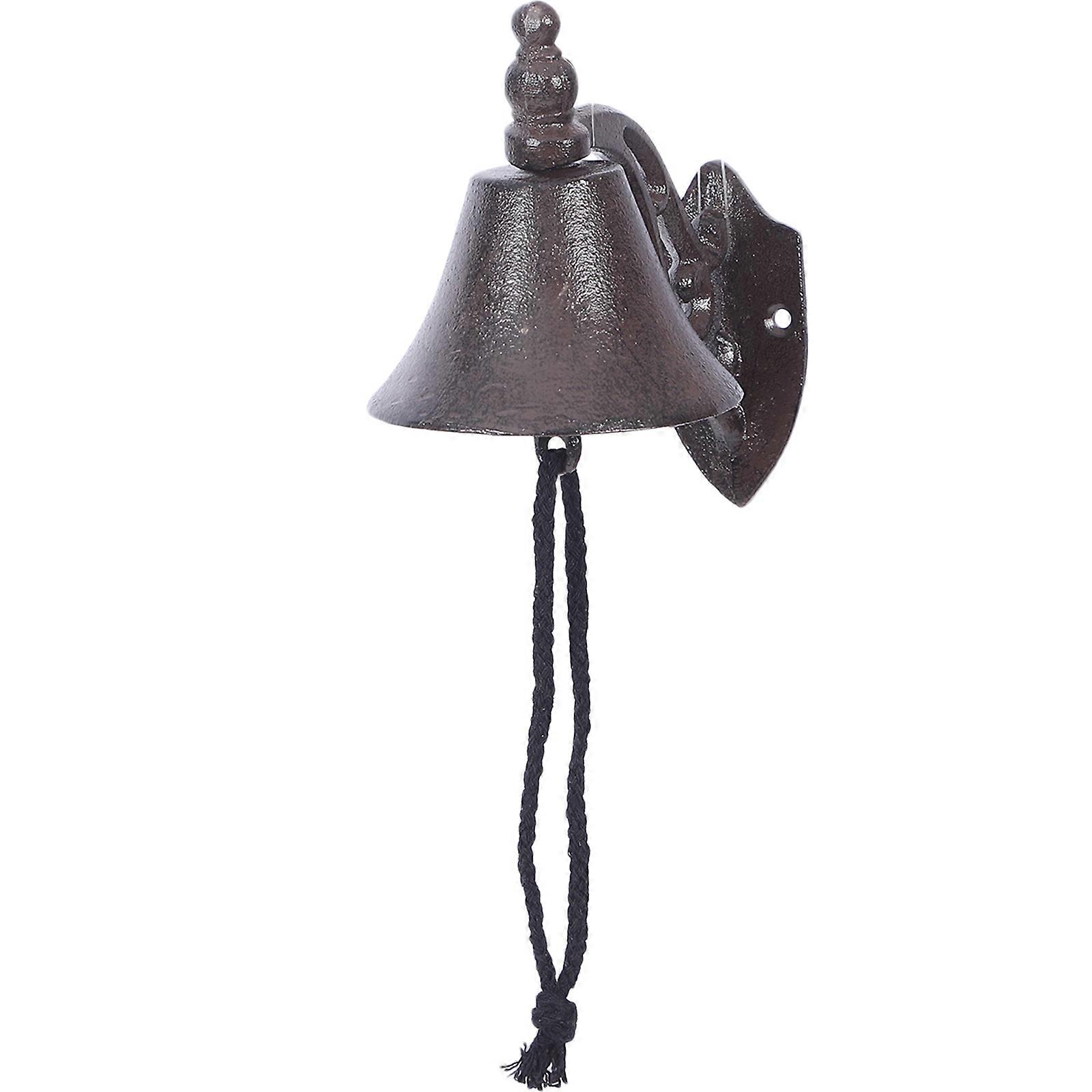 Front Door Bell Manual Operation For Home Decor Iron 1Set