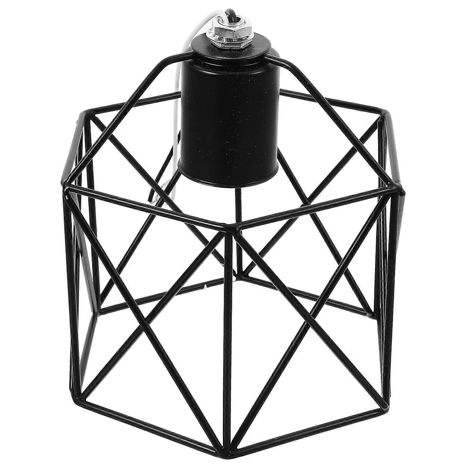 Iron Decorative Ceiling Lamp for Indoor Use 4Pcs Black Ceiling Light
