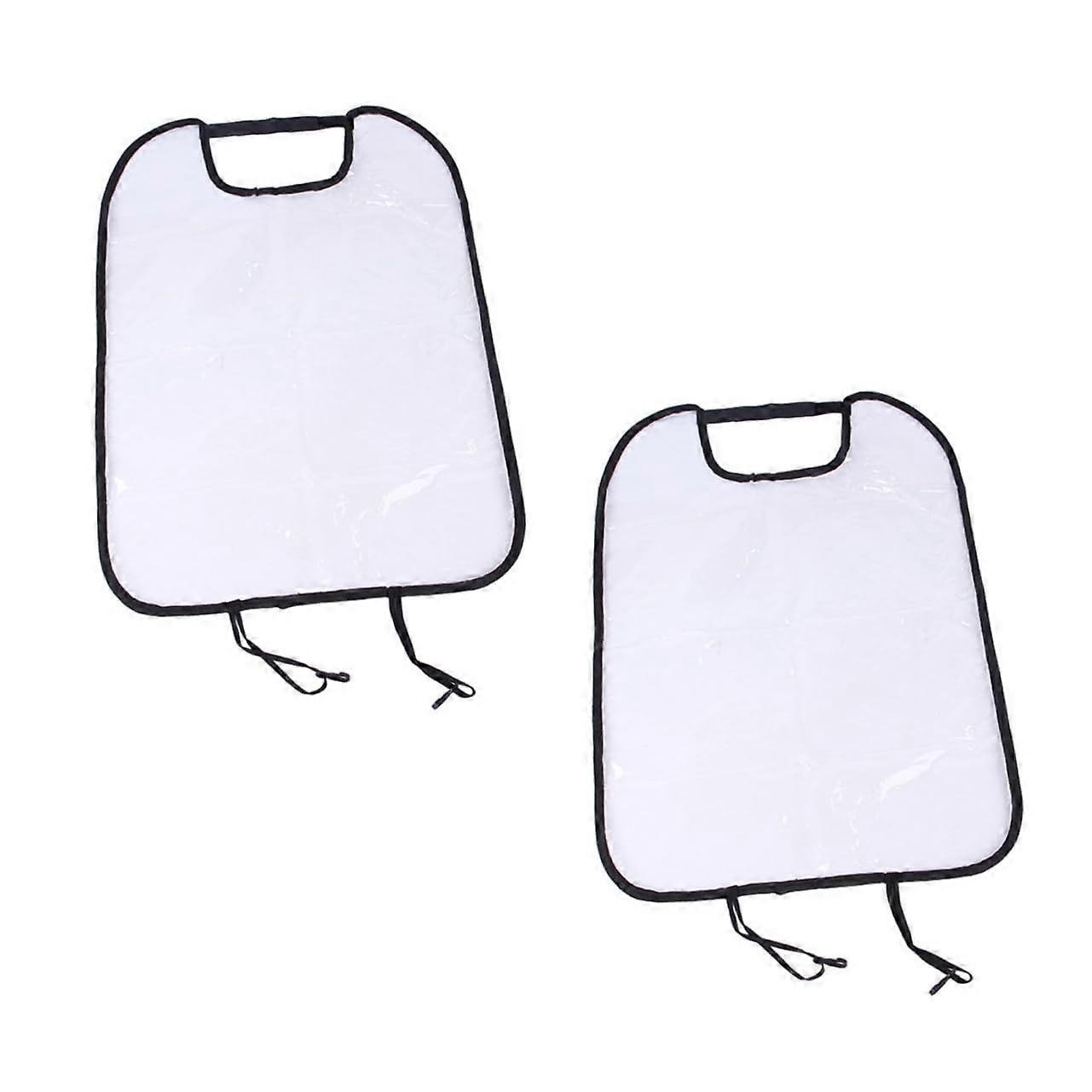 Car Seat Kick Protector 2Piece Set Pet Seat Pads, Car Protective Cover, Universal Fit